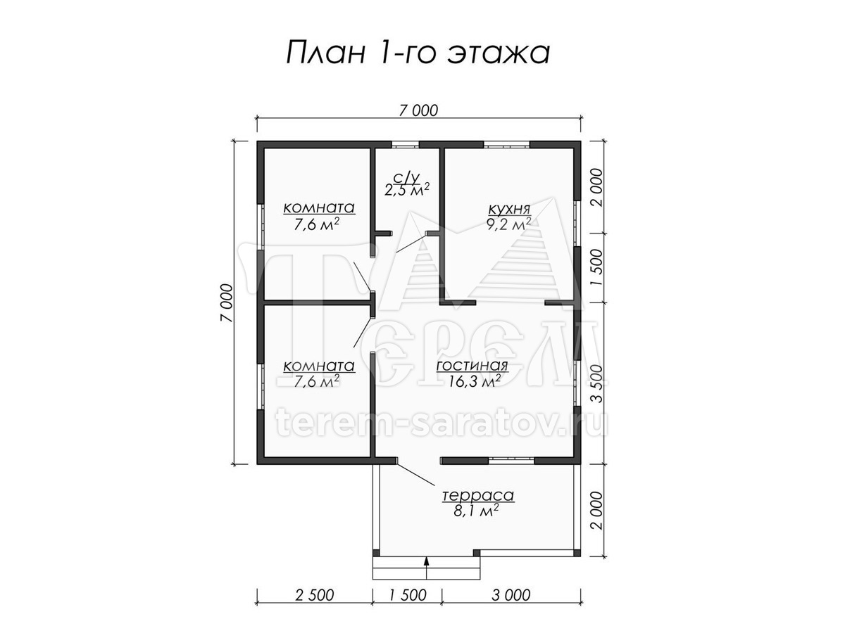 Уют 3К 7.0х7.0 - Этаж